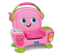 Baby Clementoni - Poltroncina Interattiva Canta Suona e Balla Pink, Bambini 12-36 Mesi, Gioco Educativo con Luci e Filastrocche per Imparare Cantando e Ballando, Made in Italy, Lingua Italiana, 17755