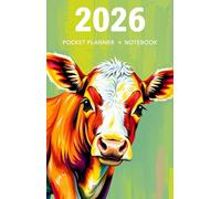 Baby Cow The word 2026 Pocket Planner and Notebook: Your pocket-sized companion for organization and inspiration
