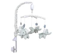 bàby Crib Mobile - Rotating Plush Toy | Car Seat Wind-up Musical Cradle | High Contrast Animals Nursery Decor | Music Box For Boys Girls Living Room Bedroom Garden Kid Indoors Outdoor