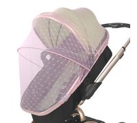 Baby Crib Net, Full-Cover Protective Mesh Canopy, Portable Stroller Tent, 140x55cm Breathable Shield for Outdoor Travel and Home Use Strictly Screened Materials