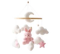 Baby Crib, Nursery Decoration, Cartoon Nursery Pendant, Soft Toy Mobile, Cartoon Theme Bassinet Toy Enhances Ambiance Easy to Use Family-Friendly Fun Collectible Versatile Children's Safe for Use