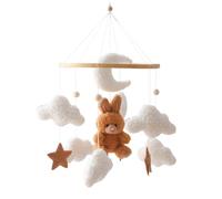 Baby Crib, Nursery Decoration, Cartoon Nursery Pendant, Soft Toy Mobile, Cartoon Theme Bassinet Toy Enhances Ambiance Easy to Use Family-Friendly Fun Collectible Versatile Children's Safe for Use