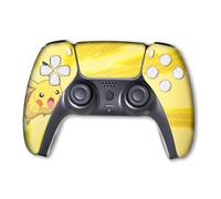 BABY CUDDLE BOX Pikachhu Custom PS-5 Controller Wireless compatibile con Play-Station 5 Console by BCB Controllers | Orgogliosamente personalizzato negli Stati Uniti con stampa permanente HYDRO-DIP