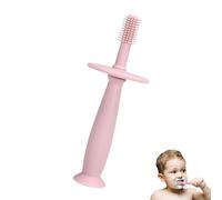 BABY CURA TEETER - Spazzuccio da denti infantili, giocattoli per la dentizione per bambini | Build di materiale in silicone non tossico, forma ergonomica della maniglia, comodo aiuti per denti co
