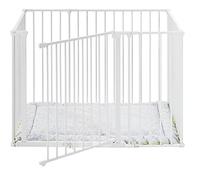 Baby Dan 69114-10400-130 Square Park a Kid Materasso Incluso, Bianco