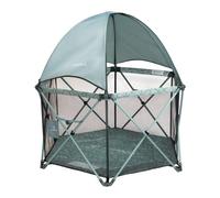 Baby Delight Go with Me Eclipse Deluxe Playard portatile | box | tettoia | per interni ed esterni | pavimento in nylon ultra imbottito | giardino verde