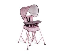 Baby Delight Go with Me Uplift Deluxe - Seggiolone portatile da viaggio, tettuccio parasole, per interni ed esterni, colore: rosa canyon