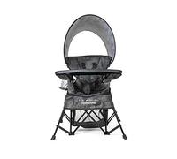 Baby Delight Go with Me Venture Sedia portatile per interni ed esterni, tettuccio parasole, 3 fasi di crescita del bambino, mimetica, carbone