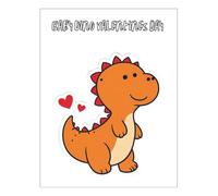 Baby Dino Valentine's Day