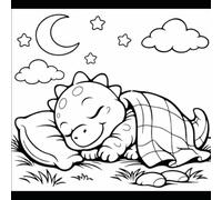 Baby Dinosaur Coloring Book for Kids Ages 3-6