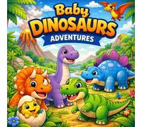 Baby Dinosaurs Adventures coloring book: Adorable Baby Dinosaurs for Fun, Relaxing, and Creative Coloring