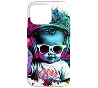 Baby DJ, design, musica divertente, mix e radio, festival rock Custodia per iPhone 16 Pro