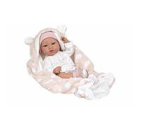 MuÑecas Arias Elegance Blanket Weight Body Vinyl Girl 38 Cml Baby Doll Rosa