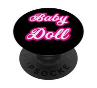 Baby Doll Design Carino Y2K BimboCore Girly Hot Girl Kawaii PopSockets PopGrip Adesivo