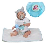 Baby Doll Schnuller | Giocattoli mobili magnetici per bambole | per bambole per bambini per promuovere l'immaginazione, la creatività e il ruolo per bambini, ragazzi e ragazze