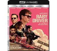 Baby Driver (4K UHD Blu-ray) Ansel Elgort Kevin Spacey Lily James Jon Bernthal
