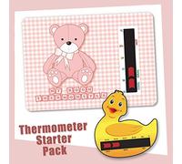 Baby Duck Bath & Pink Bear Nursery Room Termometro Starter Pack - Nuova tecnologia