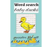 Baby duck word search book