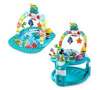 Baby Einstein 10268 - Copertina da gioco per neonato, con Activity-Center Lights & Sea, colore: Blu