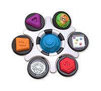 Baby Einstein Curiosity Clutch Sonaglio massaggiagengive, giocattolo sensoriale ed educativo per neonati senza BPA, età 3 mesi +