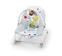 Baby Einstein, Dondolo Musicale Dean's Discovery Spot per Neonati e Bimbi, 2-in-1 Sedia e Dondolo, Vibrazioni e Musica 20+ Minuti, 2 Posizioni Reclino, Giochi Staccabili, Max 18 kg, 0+ Mesi