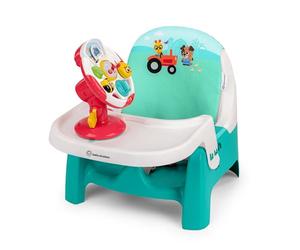 Baby Einstein Farm Explorers Seggiolino Rialzo 2-in-1 con Gioco Volante Musicale, 6-36 Mesi