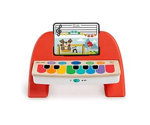 Baby Einstein, Hape, Cal'S First Melodies Magic Touch Piano, Giocattolo Musicale In Legno Con 3 Spartiti, 6 Melodie, A Partire De 6 Mesi