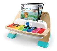 Baby Einstein Hape Magic Touch Piano Wooden Musical Toy Instruments for Toddlers, 2 Play Modes, 6 Songs, Volume Control, Age 6 Months +