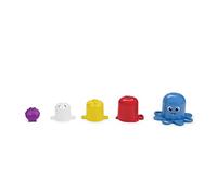 Baby Einstein Ocean Explorers Opus’s Stack & Stream Tazze multisensoriali impilabili, 3+ mesi