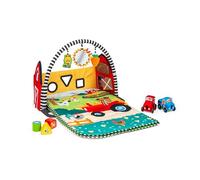 Baby Einstein Palestrina multiattività musicale che cresce con il bambino Busy Barnyard Farm Explorers, con selezionatore di forme, 0 mesi-4 anni