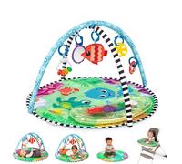 Baby Einstein - Sea Floor Explorers, Palestrina Acquatica 2 in 1, Portatile, 5 Giocattoli Rimovibili, 4 Modalità di Divertimento, Neonato+
