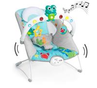 BABY EINSTEIN Sedia a sdraio Neptune - Ocean Explorers, 15 melodie, luci, vibrazioni