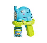 (Baby Elephant,Blue)Automatic Bubble Machine with Cartoon Animal Design - Portable Handheld Bubble Blower for Kids, Perfect for Parties & Backyard Fun