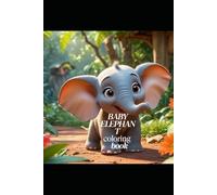 Baby Elephant Theme colouring book for kids