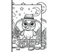 BABY ELEPHANTS COLORING BOOK.