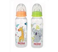 Baby Feeding - Nuby - 226,8 gram pack-of-2 stampato antigoccia bottiglia (1 set solo) 1167