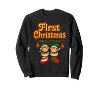 Baby First Christmas - Pigiama Natalizio con Elfi Felpa