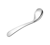Baby First Spoon, cucchiaio per bambini curvo | FORMAZIONE NON SLIP SPOON MULTI-FUNZIONALE FASE - Testa poco profonda, forniture per l'alimentazione per bambini, stoviglie per la purea di