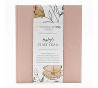 Baby First Year Book - Libro dei ricordi per bambini per registrare importanti traguardi, foto e altro ancora, libri dei ricordi per bambini (Dusty Rose, 112 pagine)