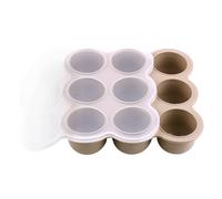 Baby Food Freezer Tray - Baby Food Container | 9-Grid Babby Tray with Lids | Containers Storage Cube for Fridge Organization Freezer Safe Cups for Soup Purees Breastmilk Fruit Meal Prep Snack