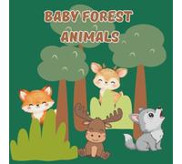 Baby Forest Animals: Cute & Fun Coloring book for 2-5 ages