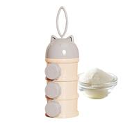 Baby Formula Travel Milk Powder Storage Container, Multi Compartment Baby Dispenser, Baby Food Formula Dispenser, Baby Formula Travel Box, Organizer Box Perfect Use for Milk Powder