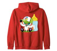 Baby Fox in Cappellino Baseball con Pacifier Felpa con Cappuccio