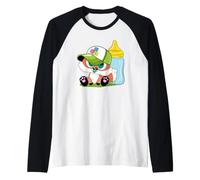 Baby Fox in Cappellino Baseball con Pacifier Maglia con Maniche Raglan