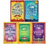 Baby Ganesh Agency Series 5 Books Collection Set By Vaseem Khan (The Unexpected Inheritance of Inspector Chopra,The Perplexing Theft of the Jewel in the Crown,Bad Day at the Vulture Club [Hardcover]..