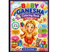 Baby Ganesha Coloring Book - Volume 1 for Children ages 3 to 6