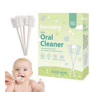 Baby Garza lingua Cleaner - 30 pezzi orral pulizia stick | morbido e confortevole garza inffant spazzolino da denti | Baby First Toothbrush | orral gomma pulizia stick per casa, viaggi, hotel e