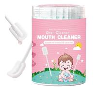 Baby Garze Pulisci lingua - Pulisci lingua - Garza per la lingua, portatile e flessibile, per la cura della lingua, della bocca e dei denti del bambino