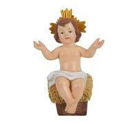 Baby Gesù Figura - 5.24x3.35x3.19 Pollici Scultura Per Le Vacanze Cristiane Per Famiglie, Decorazione Della Tavola A Casa Con Funzione Religiosa, Figurina Statue Per Uffici, Chiesa, Materiale In Resin