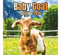 Baby Goat Calendar 2026: 12 Months Organizer From January to December